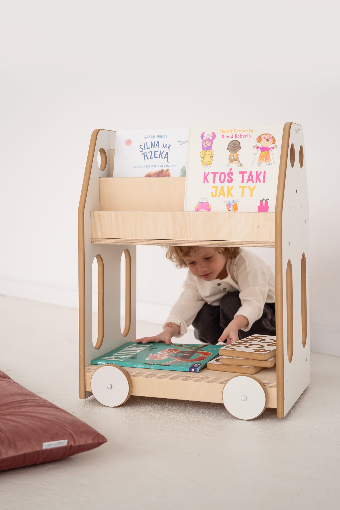 AUTO - Montessori Bibliothek - Kinder Bücherregale