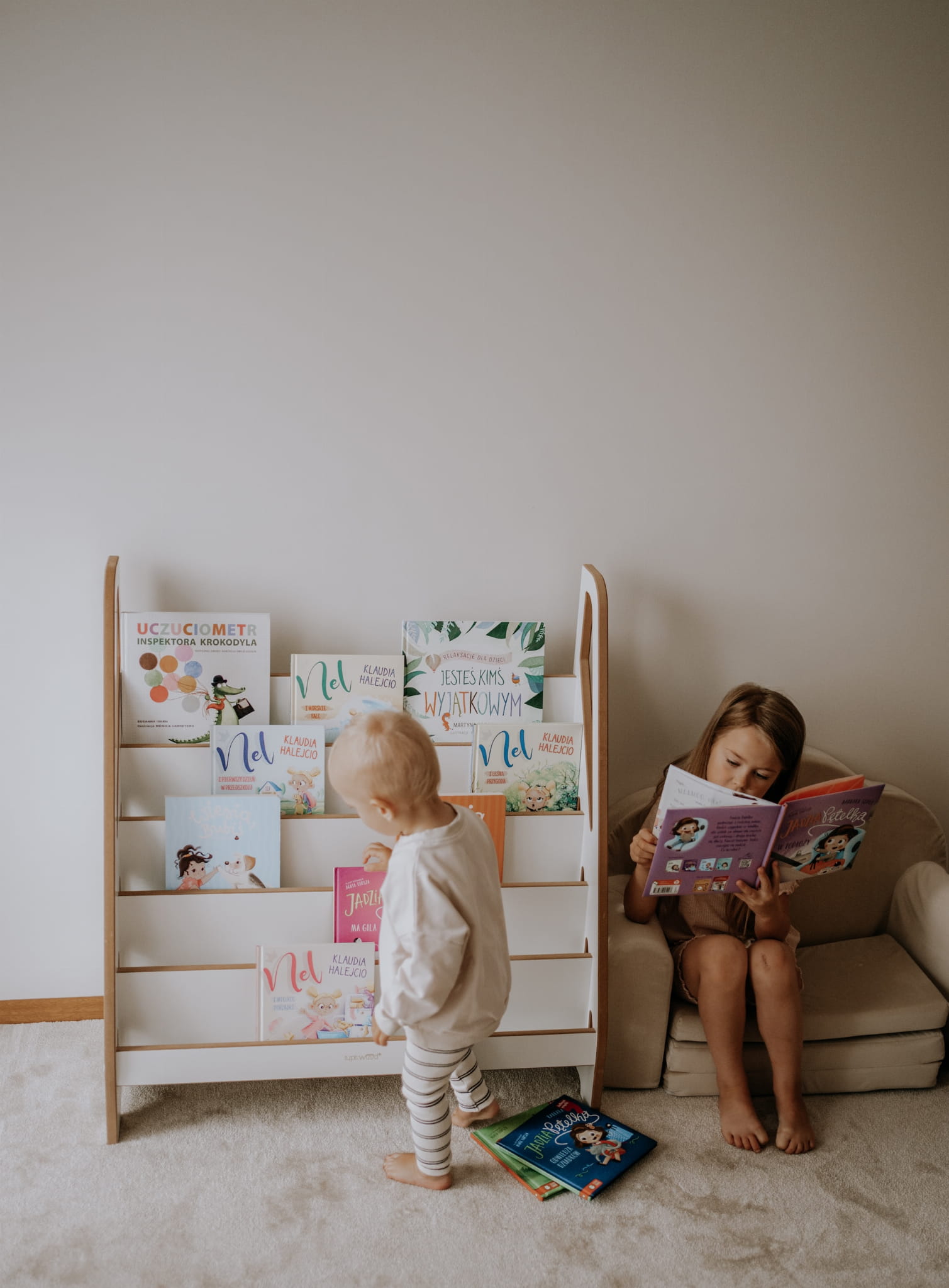 MAXI Montessori Bibliothek - Kinder Bücherregal