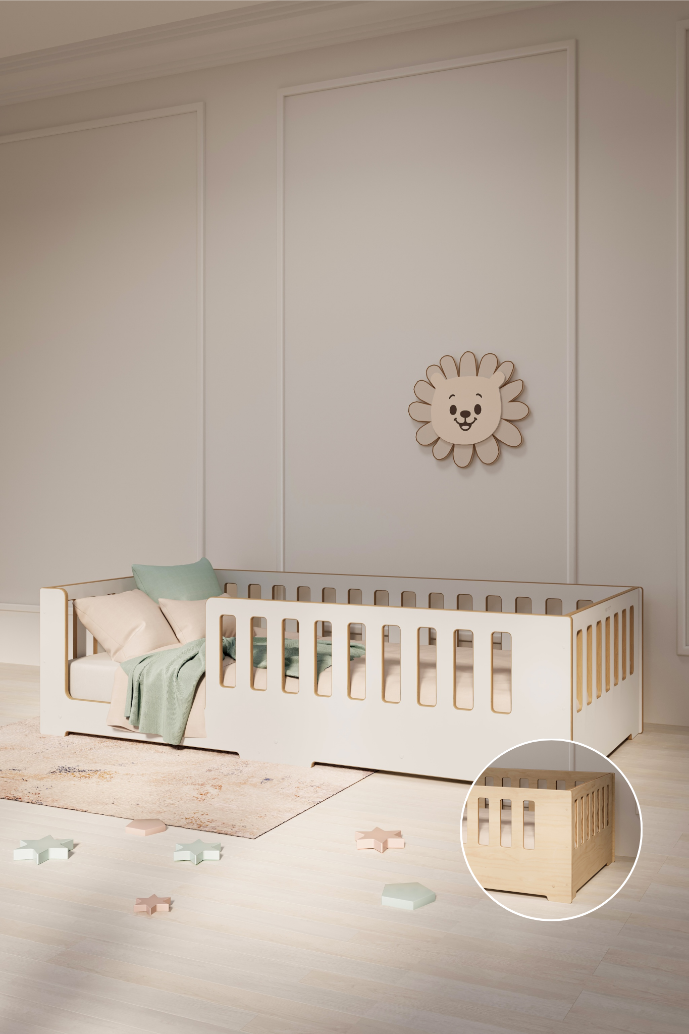 Kinderbett TWINKLE – verschiedene Varianten